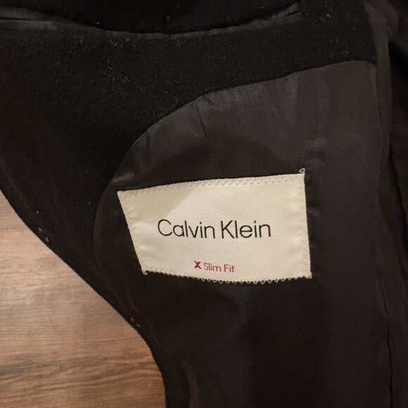 Calvin Klein Slim Fit Over Coat - Picture 3 of 5